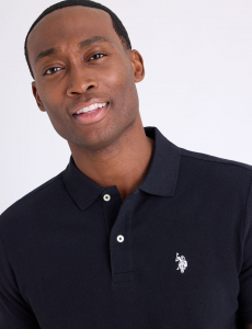 SLIM FIT SOLID PIQUE POLO SHIRT