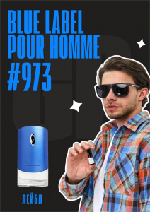 Blue Label pour homme / GET PARFUM 973