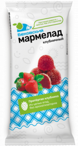 Бековский клубничный мармелад 260 грамм
