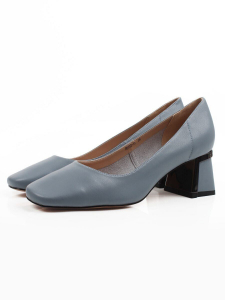 06-HD502-15 GRAY/LT. BLUE Туфли женские (натуральная кожа)