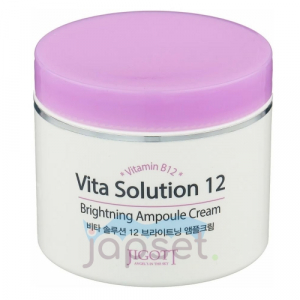 Jigott Vita Solution 12 Brightening Ampoule Cream Ампульный крем для улучшения цвета лица, 100 мл