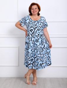 Тефия - платье голубой