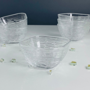 588-654 Набор из 6 салатников 10,2см в под.уп.(х12)Стекло