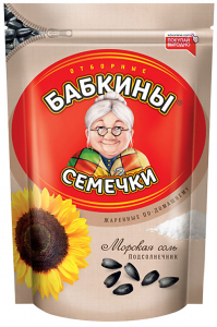 «Бабкины семечки», семечки жареные, солёные, 300г