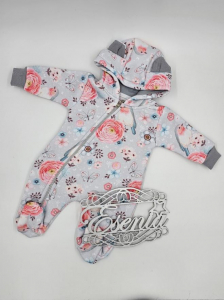 Комбинезон с капюшоном для малышей