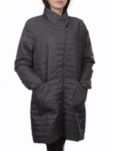 K-532 DK. GRAY Куртка демисезонная стеганая женская (70 гр. холлофайбер)