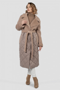 02-3283 Пальто женское утепленное (пояс)