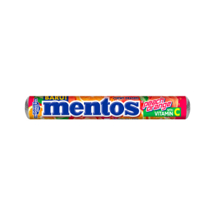 Жевательные конфеты Mentos Персик и Апельсин, 29 г