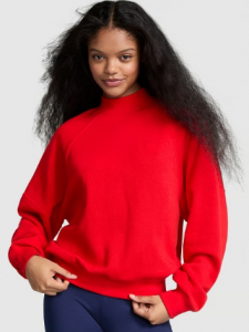 Campus Fleece™ Mock-Neck Sweatshirt