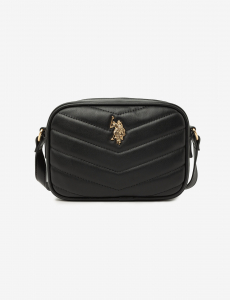 QUILTED V CROSSBODY BAG