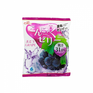 Желе из конняку со вкусом винограда 