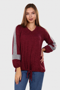 Бис - джемпер бордовый
