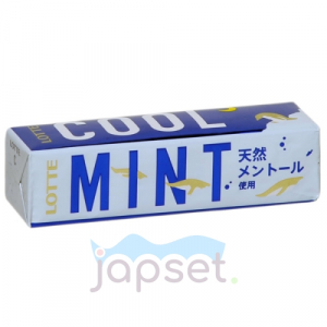 Lotte Cool Mint Жевательная резинка, освежающая мята, пластинки, 19,2 гр