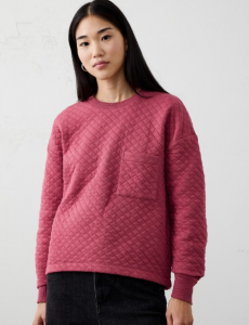 Quilted Sweatshirt