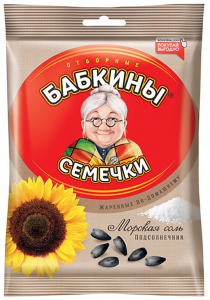 «Бабкины семечки», семечки жареные, солёные, 100г