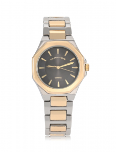 LADIES TWO TONE LINK ANALOG WATCH