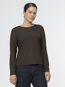 Лонгслив из вискозного трикотажа