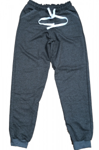 Брюки подростковые, футер с лайкрой (антрацит)