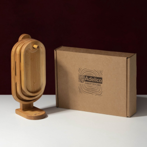 Набор деревянных менажниц и сервировочных досок на подставке Adelica, 3 шт., 25?14 см, 23?12 см, 21?10 см