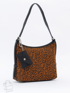 Сумка женская кожаная 8551VGF leopard Viteli Grassi в Новосибирске