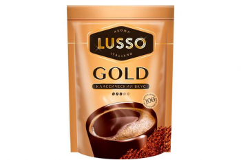 «LUSSO», кофе Gold, растворимый, 40 г