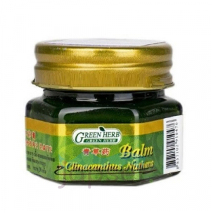 Green Herb Compound Clinacanthus Nutans Balm Бальзам с клинакантунсом нутансом, зеленый, 20 гр