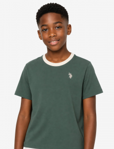 BOYS RINGER CREW NECK T-SHIRT