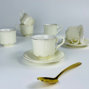 181-235 Кофейный набор 12пр.150мл в под.уп.(х8)Фарфор