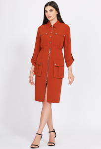 Платье Bazalini 4961 терракот