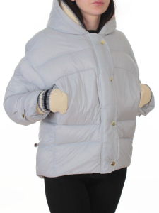 PE23-1 GRAY/LT. BLUE Куртка зимняя женская (150 гр. холлофайбер)