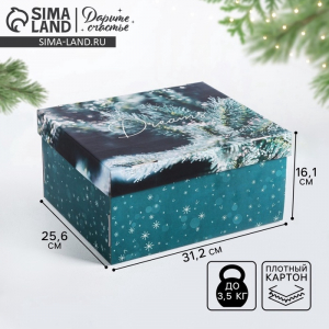 Коробка подарочная новогодняя складная Dreams, 31?25.5?16 см