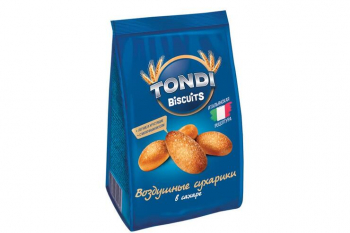 «Tondi», воздушные сухарики в сахаре с молочным вкусом, 94 г