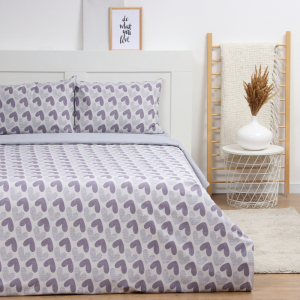 Постельное бельё LoveLife 1,5сп Love, 143*215см,150*225см,50*70см-2шт,100%хлопок, сатин, 125г/м?