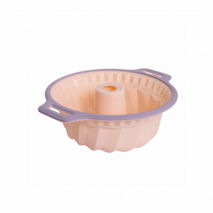 Форма для выпечки пирога AURORA 31,5х26,5х10см силиконовая с металлической рамкой фигурная