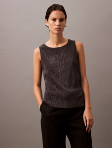 Plisse Tank Top