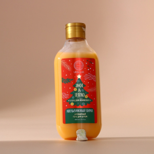 Гель для душа URAL LAB, 300 мл, аромат апельсинового пирога, Новый Год