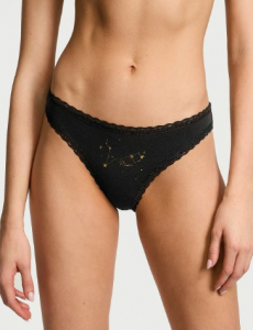 Lace-Waist Bikini Panty (рыбы)