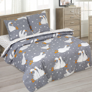 Постельное белье Гусиные лапки (поплин DE LUXE)