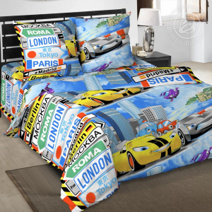 Поплин Суперкар (150 см. детский)