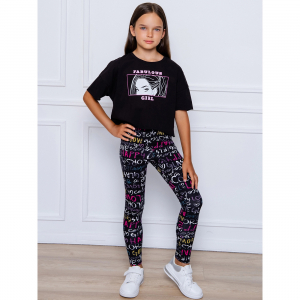 Комплект футболка кулирка, леггинсы кулирка лайкра кулирка 7045100102