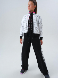 Комплект для девочки: толстовка, брюки