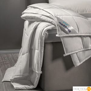 MEDSLEEP РАДЕН бел Одеяло утяжеленное 172x205, 1пр., хлопок/плстр/стекл.гранулы, 6,8 кг