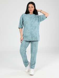 Люса - костюм фисташковый