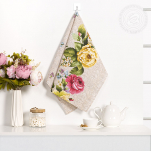 Полотенце кухонное из рогожки 