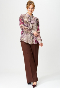 Блуза Gizart 15343 розовый цветы