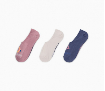 3-Pack Iridescent No-Show Socks