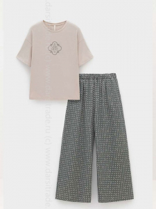 №Е20196 Пижама с брюками 