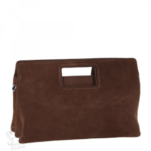 Сумка женская кожаная 8040QAA brown Polina&Eiterou