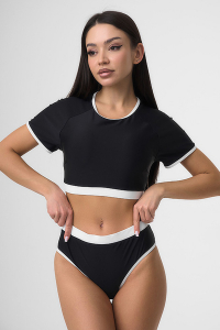 Купальный костюм жен. Asaby черный SWIM Soft bra, 0120364118