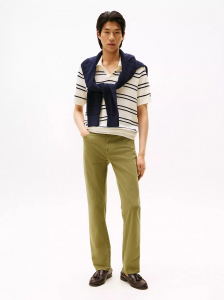 Garment Washed Straight 5-Pocket Pant